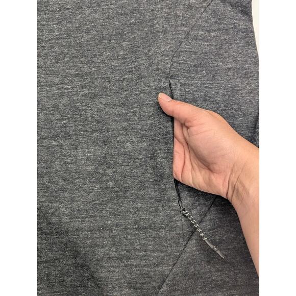 FLX Men's Size XXL Gray Heather Fleece Active/Outdoor Pullover Hoodie - Picture 5 of 6